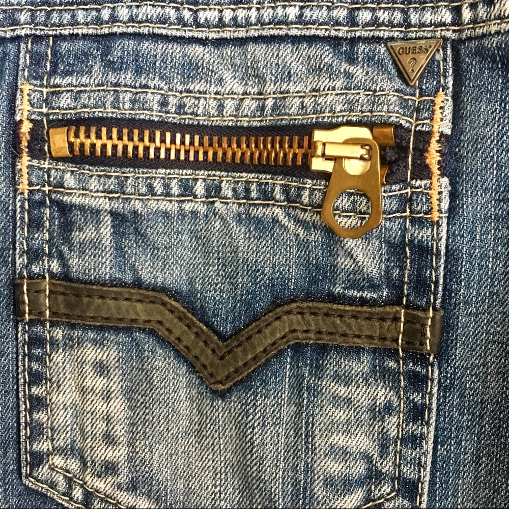 Vintage GUESS? 😎 Cool Denim 2010 Jacket - Picture 2 of 8